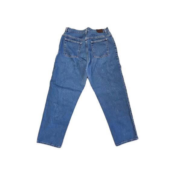 LL Bean Jeans Womens 16 Regular Blue Stonewashed Original Fit Relaxed - Picture 3 of 3